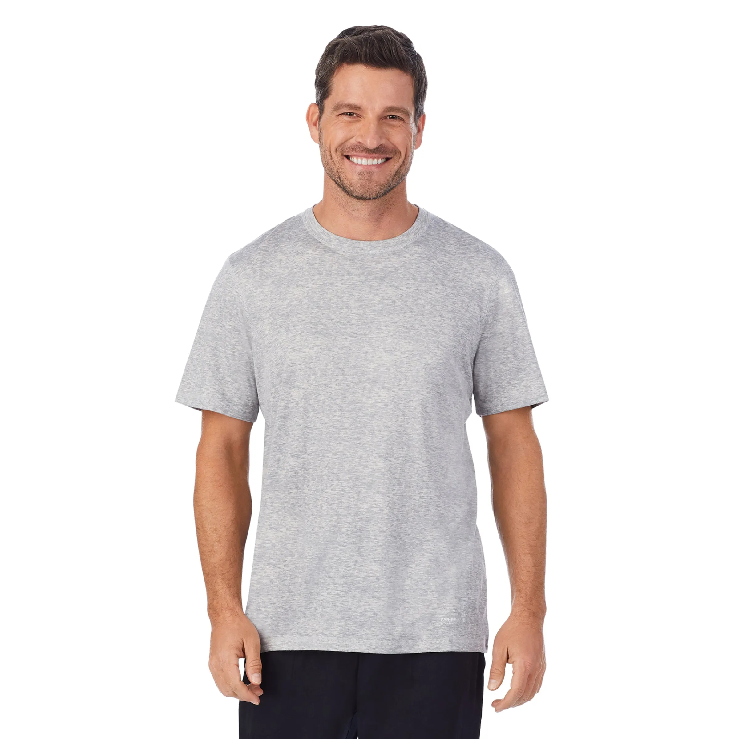 Online Mens Far-Infrared Enhance Sleep Short Sleeve Crew Neck Top Sleepwear|Tops