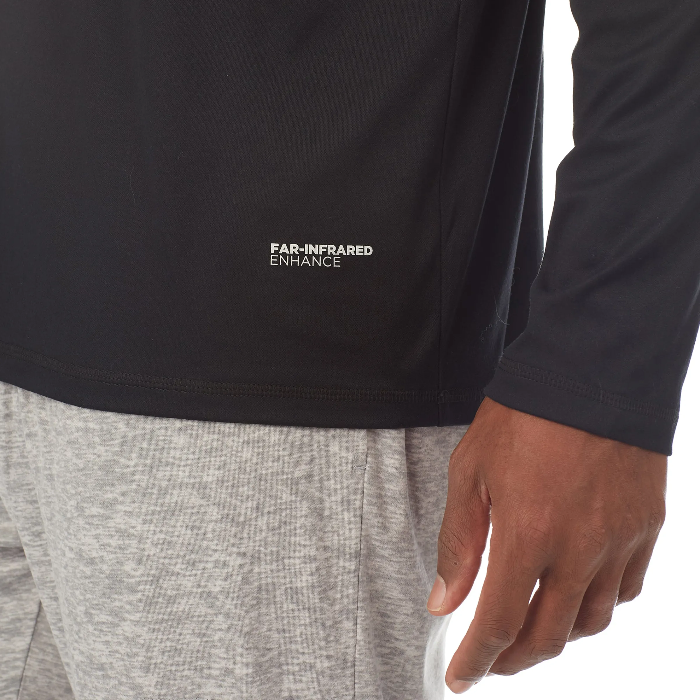 Online Mens Far-Infrared Enhance Sleep Long Sleeve V-Neck Top Sleepwear|Tops