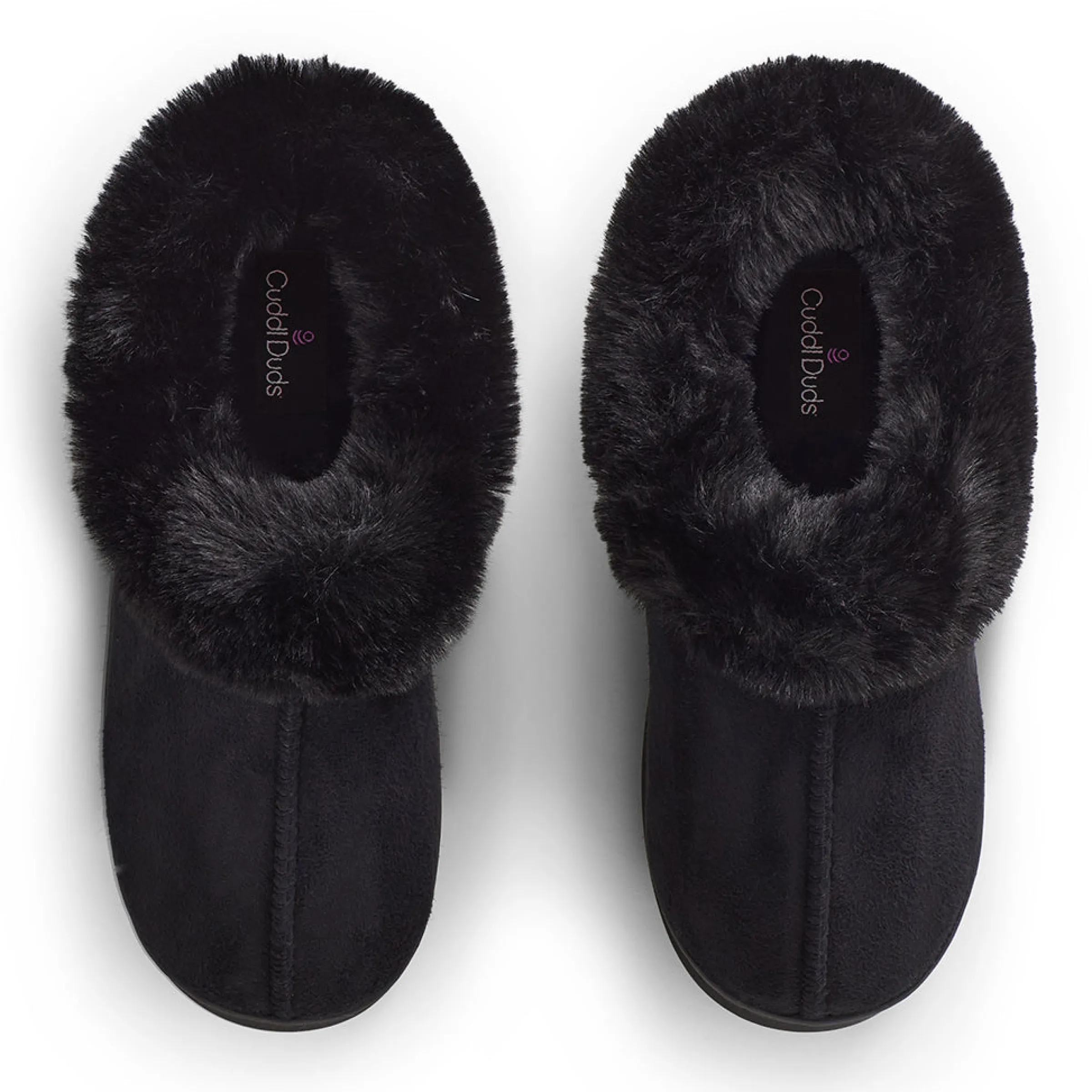 Discount Microsuede Clog Slipper with Sherpa Lining Women Slippers|Women's Accessories