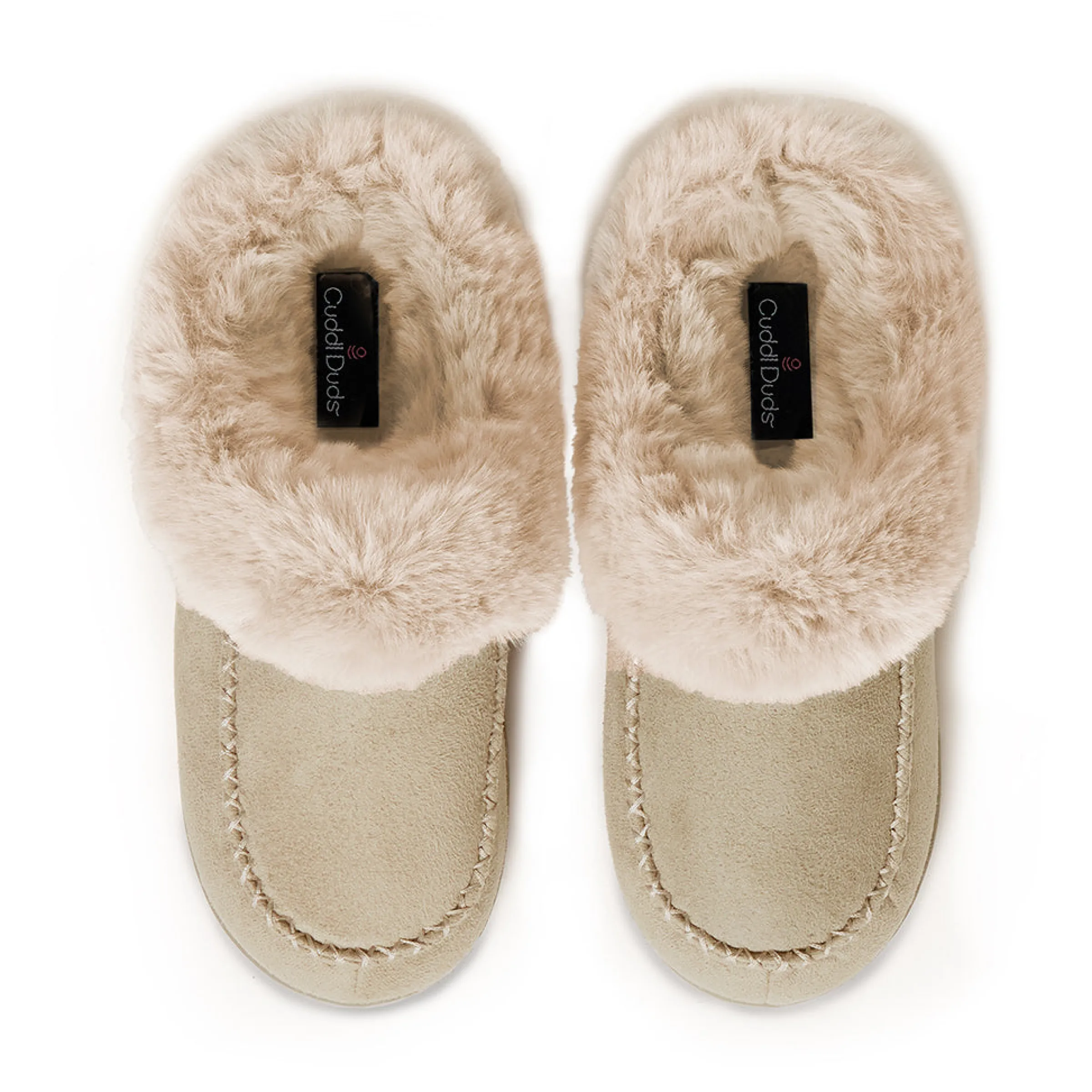 Sale Microsuede with Moccasin-Stitch Clog Slipper Women Slippers|Women's Accessories