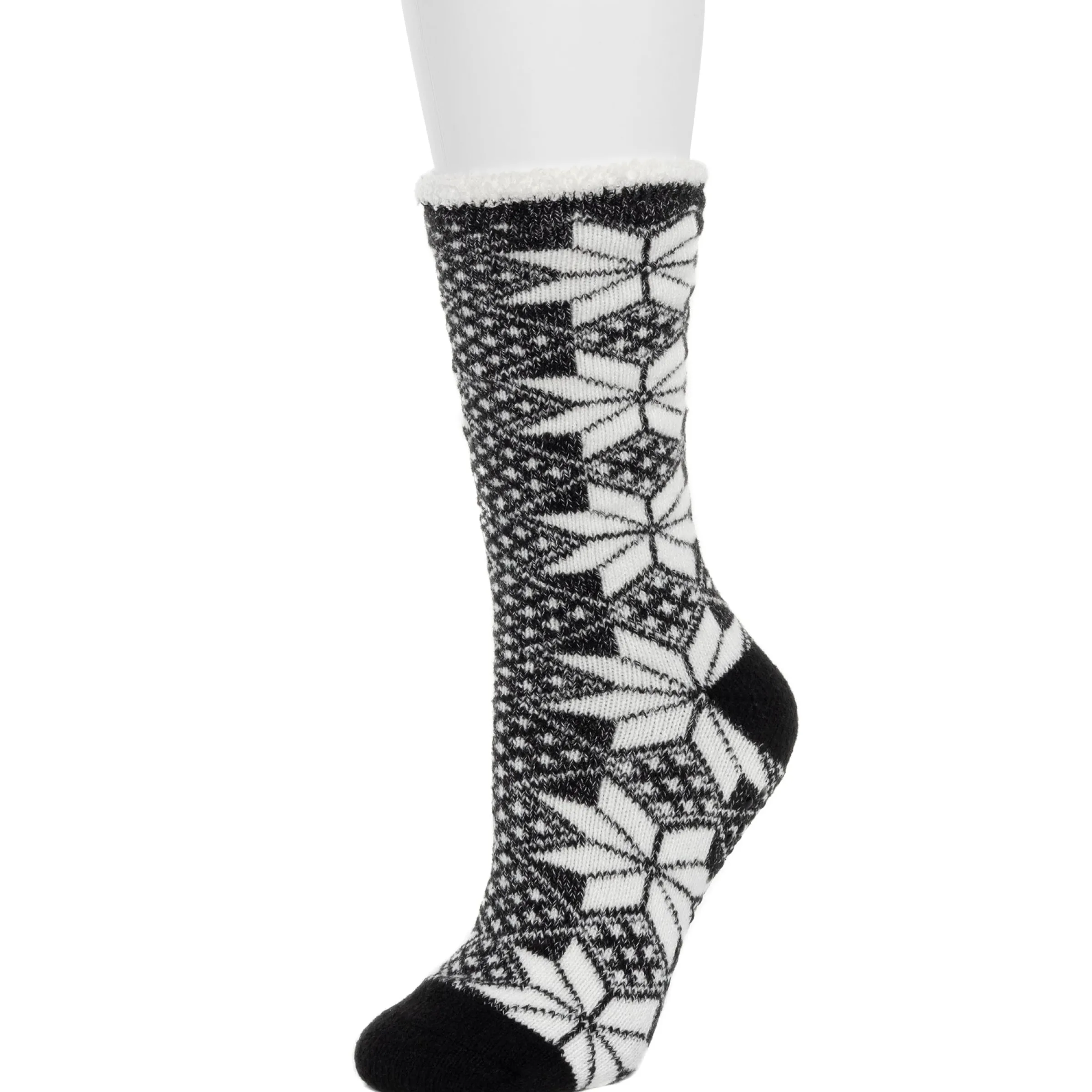 Sale Snowflake Cozy Lined Lounge Crew Sock Women Socks|Women's Accessories