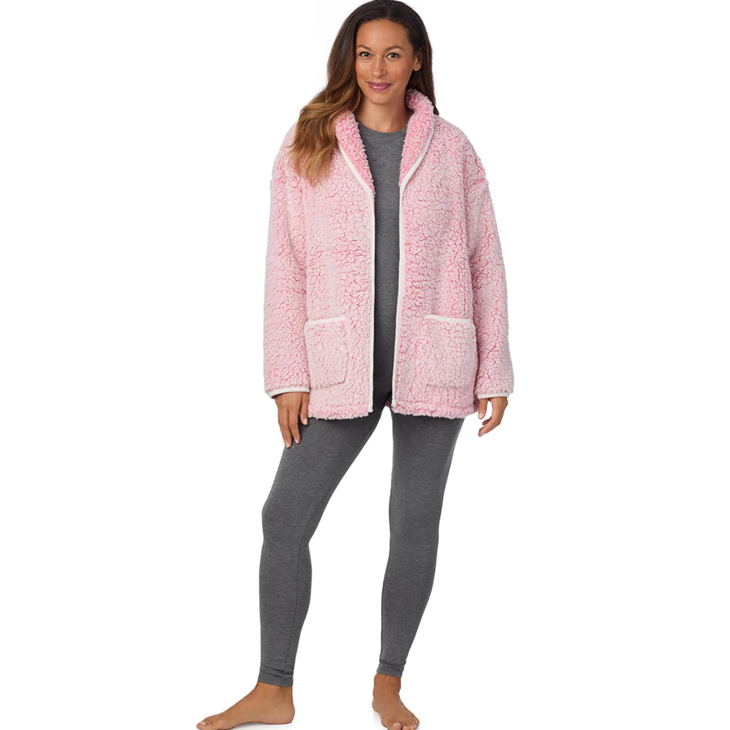 Discount Snuggle Up Sherpa Cardi Women Sleepwear|Long Sleeves