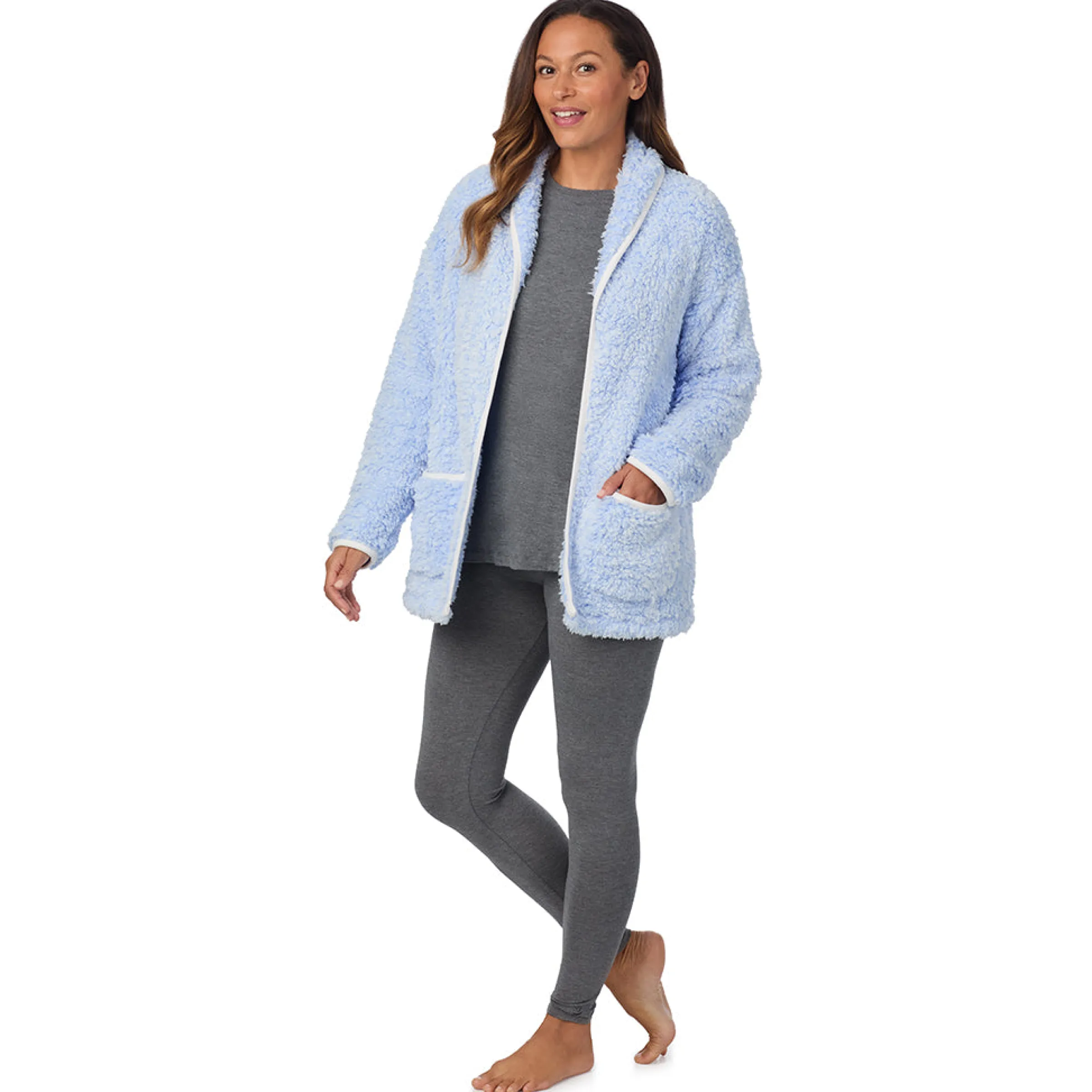 Discount Snuggle Up Sherpa Cardi Women Sleepwear|Long Sleeves