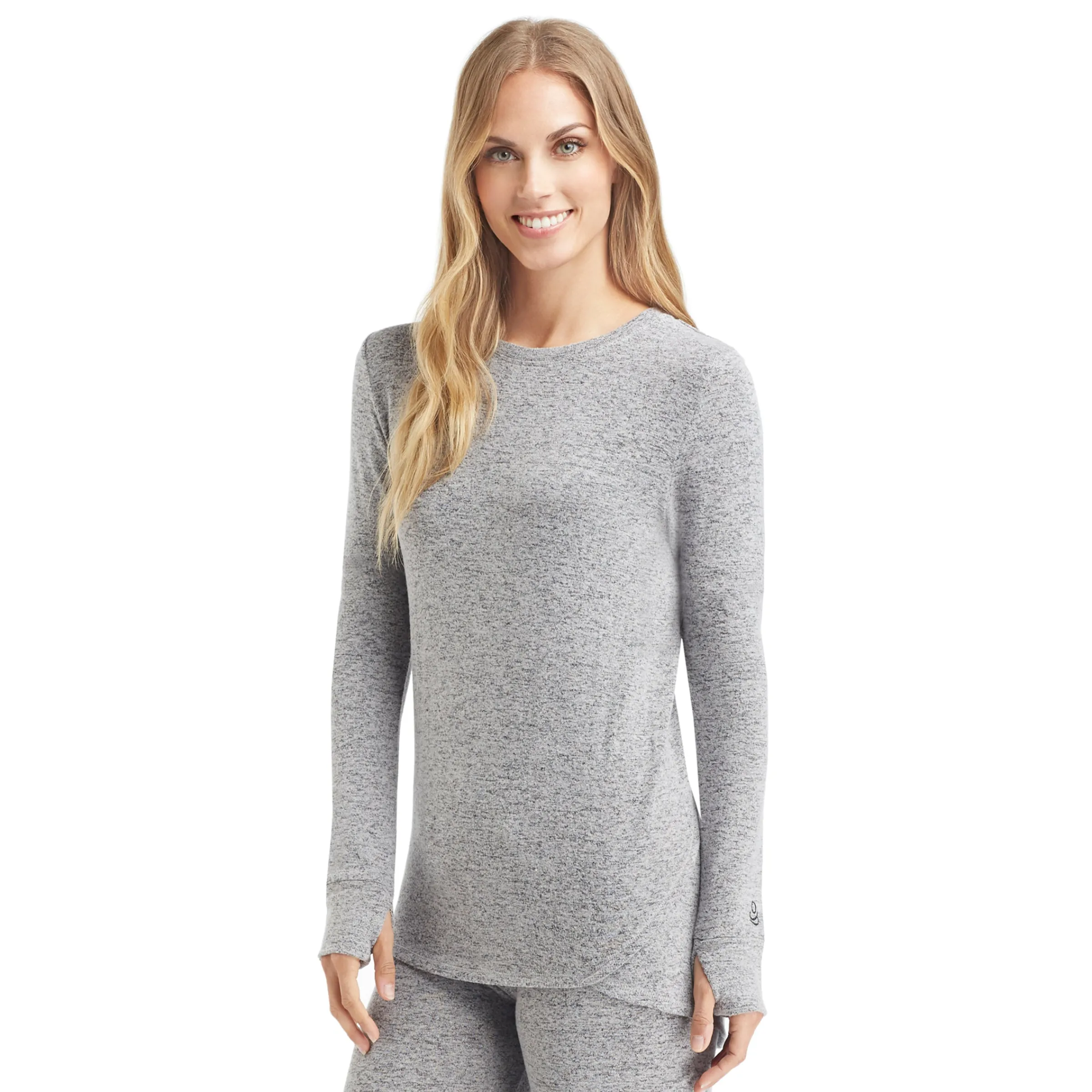 Discount SoftKnit Long Sleeve Crew Women Long Sleeves