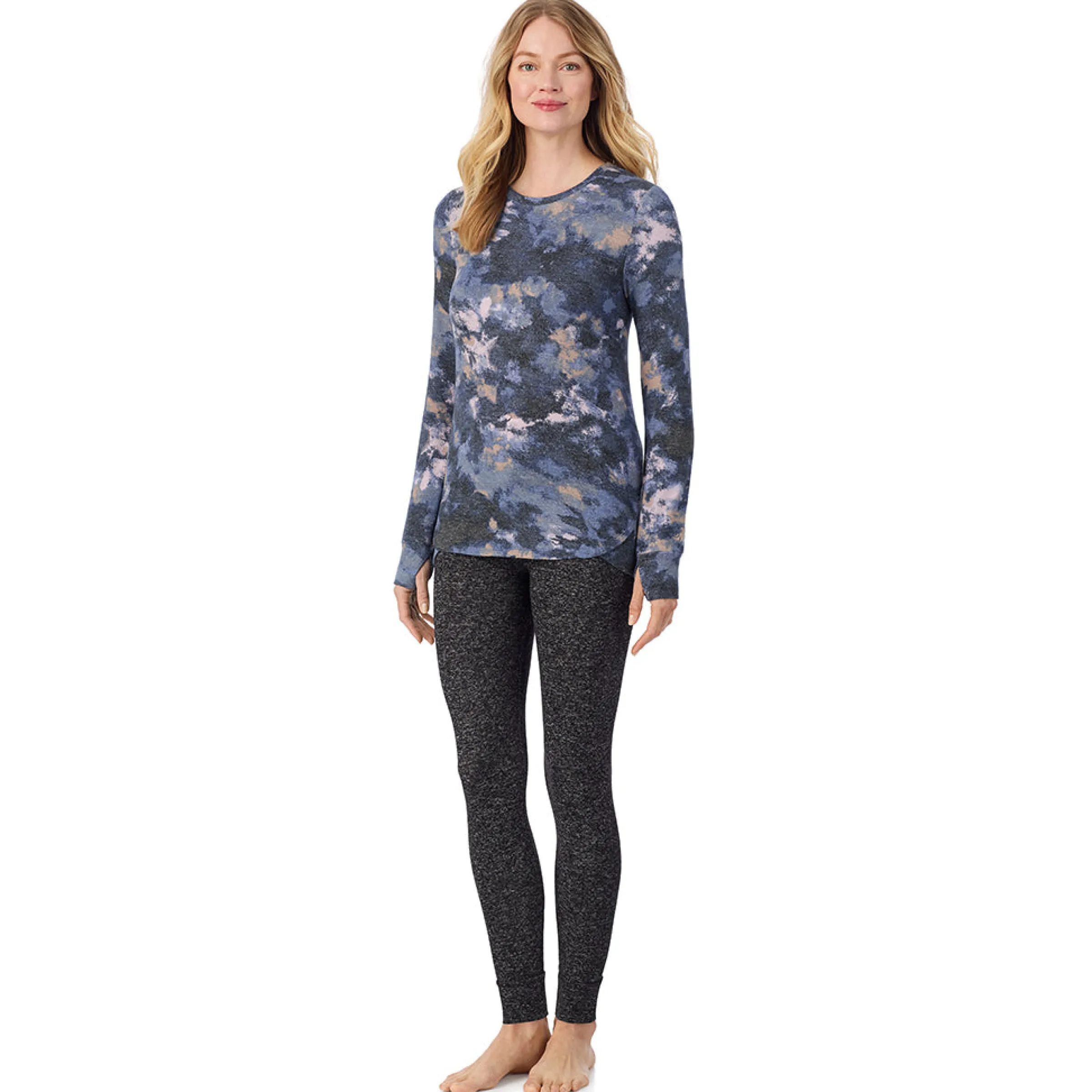 Discount SoftKnit Long Sleeve Crew Women Long Sleeves