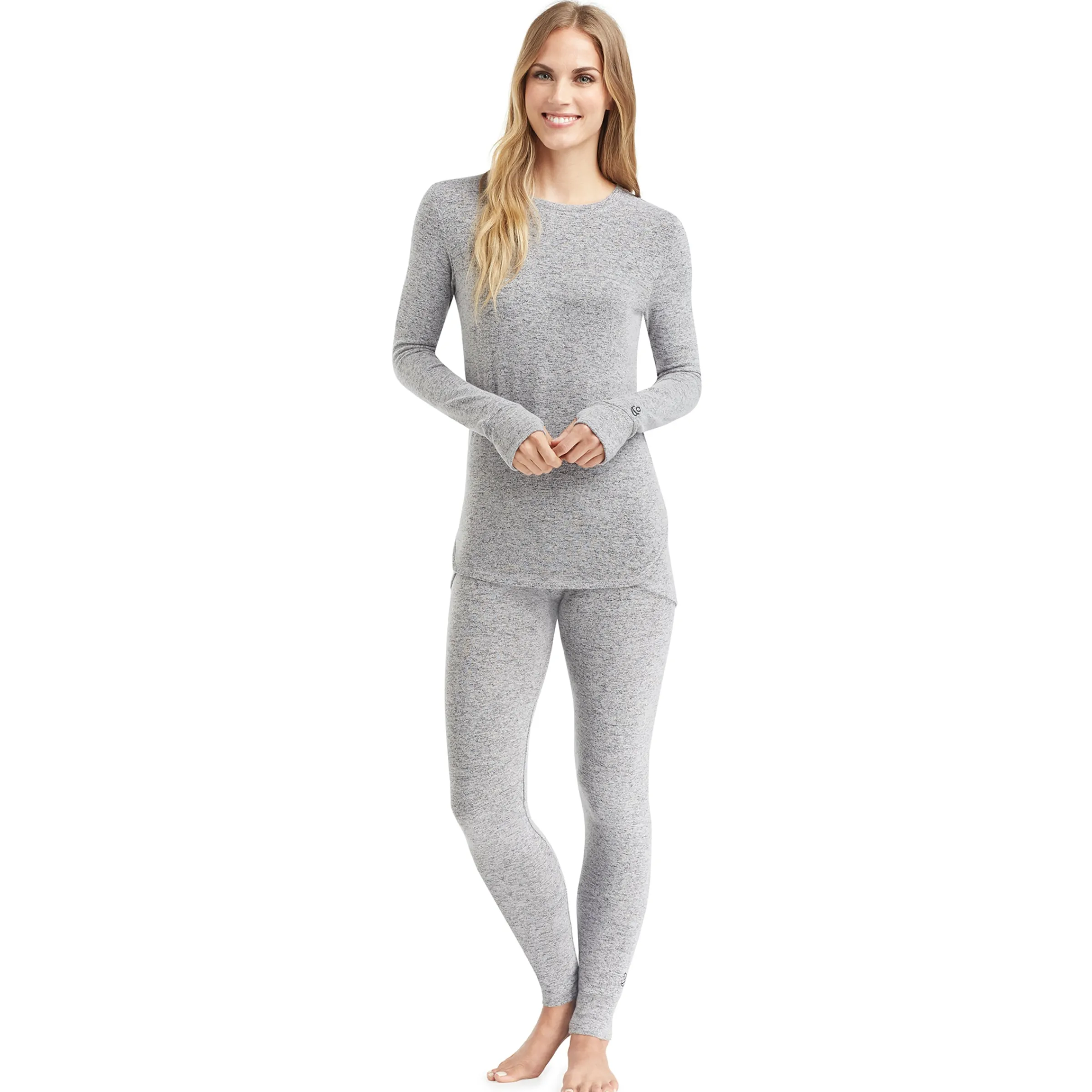 Discount SoftKnit Long Sleeve Crew Women Long Sleeves