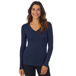 Outlet Softwear With Stretch Long Sleeve V-Neck PETITE Women Petite + Tall|Long Sleeves