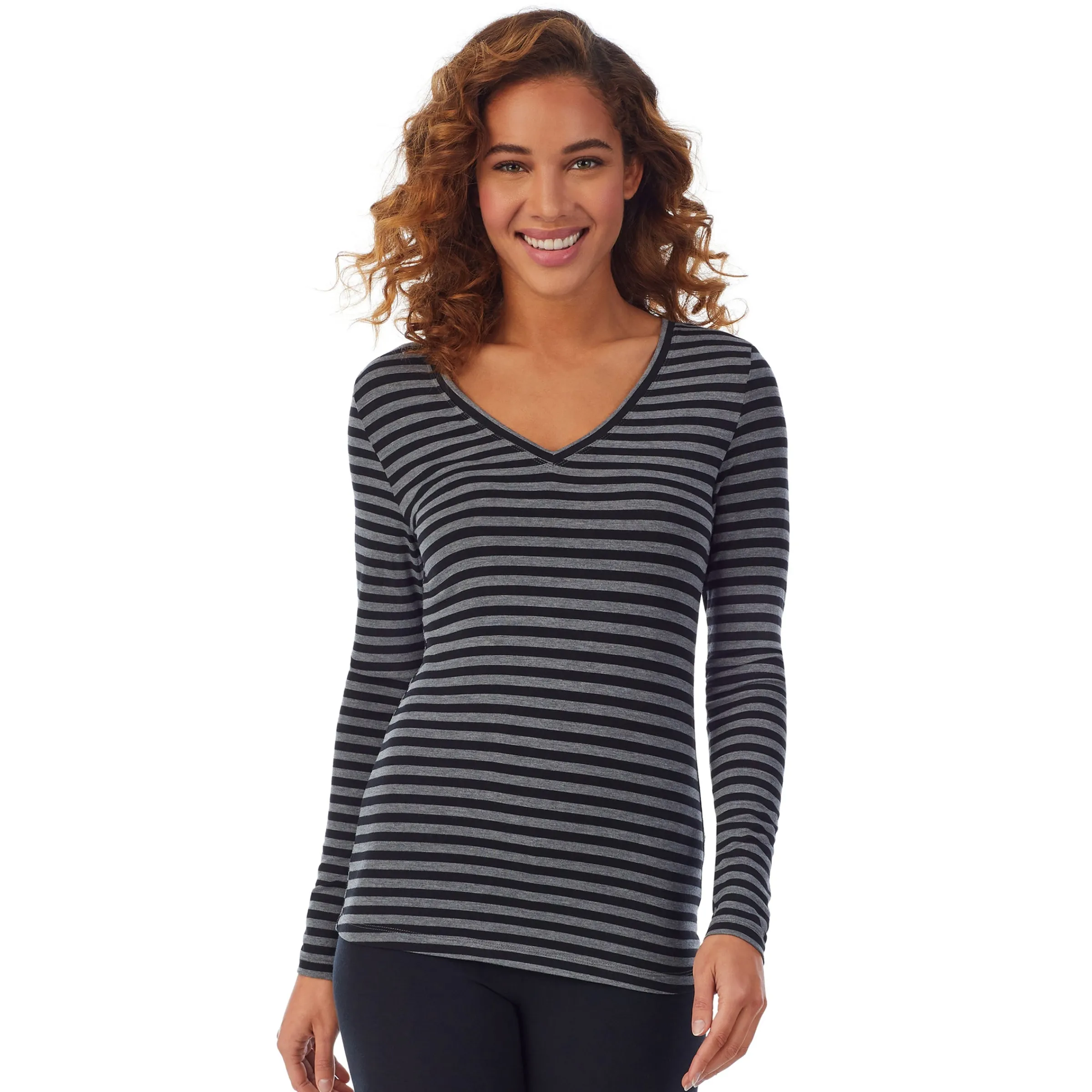 Outlet Softwear With Stretch Long Sleeve V-Neck PETITE Women Petite + Tall|Long Sleeves