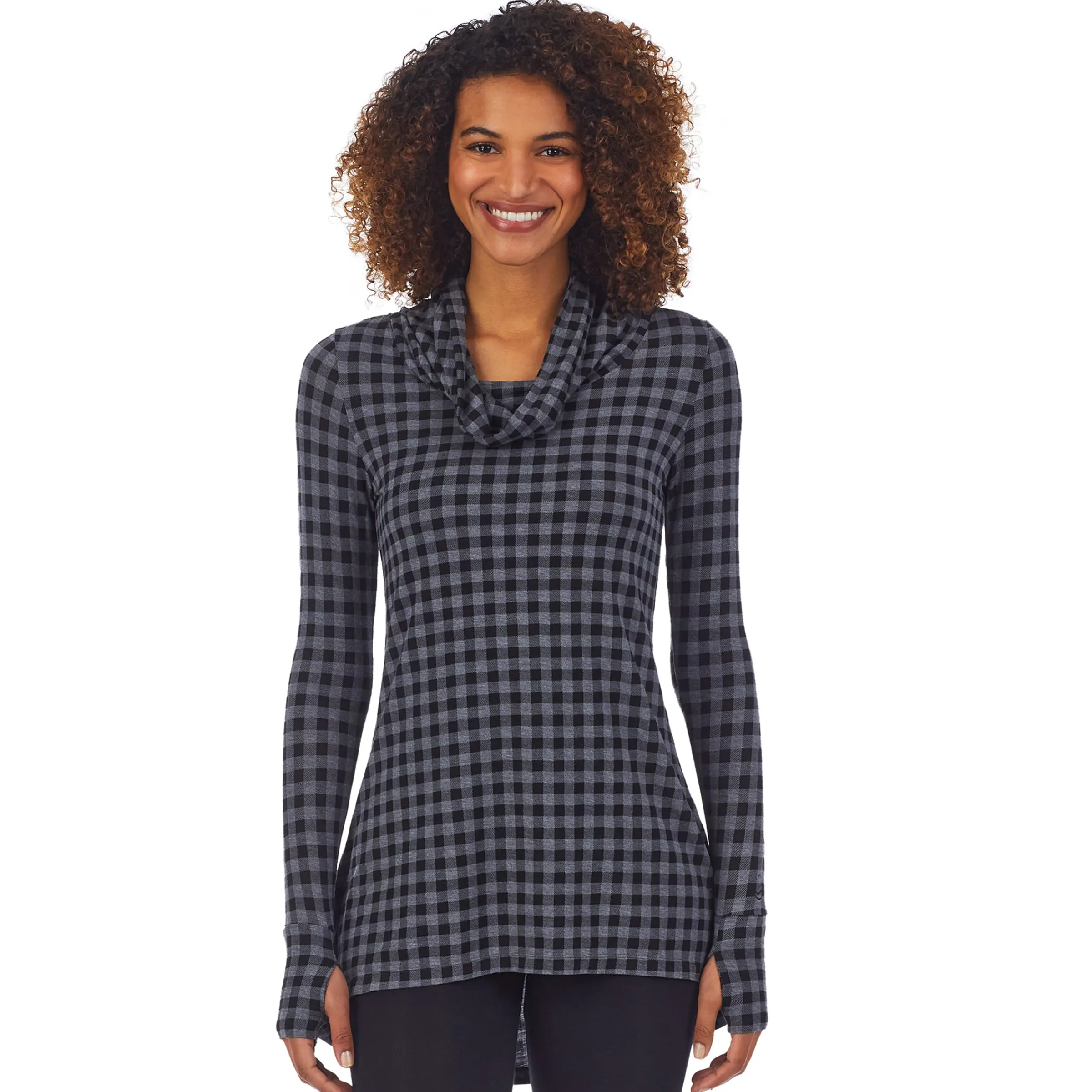 Hot Softwear With Stretch Long Sleeve Cowl Tunic Women Long Sleeves