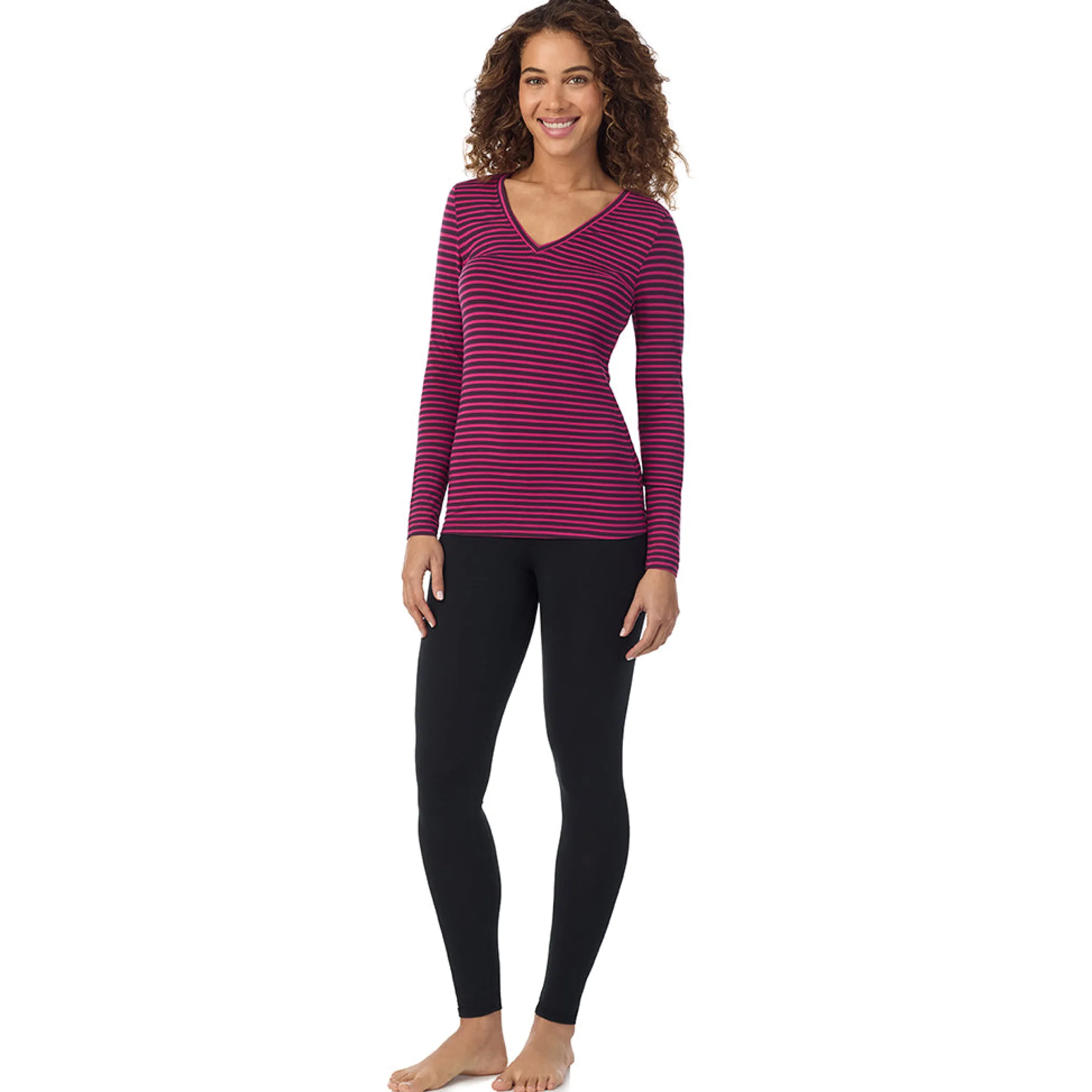 Hot Softwear With Stretch Long Sleeve V-Neck Women Long Sleeves
