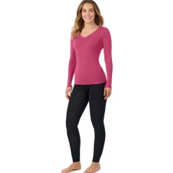 Hot Softwear With Stretch Long Sleeve V-Neck Women Long Sleeves