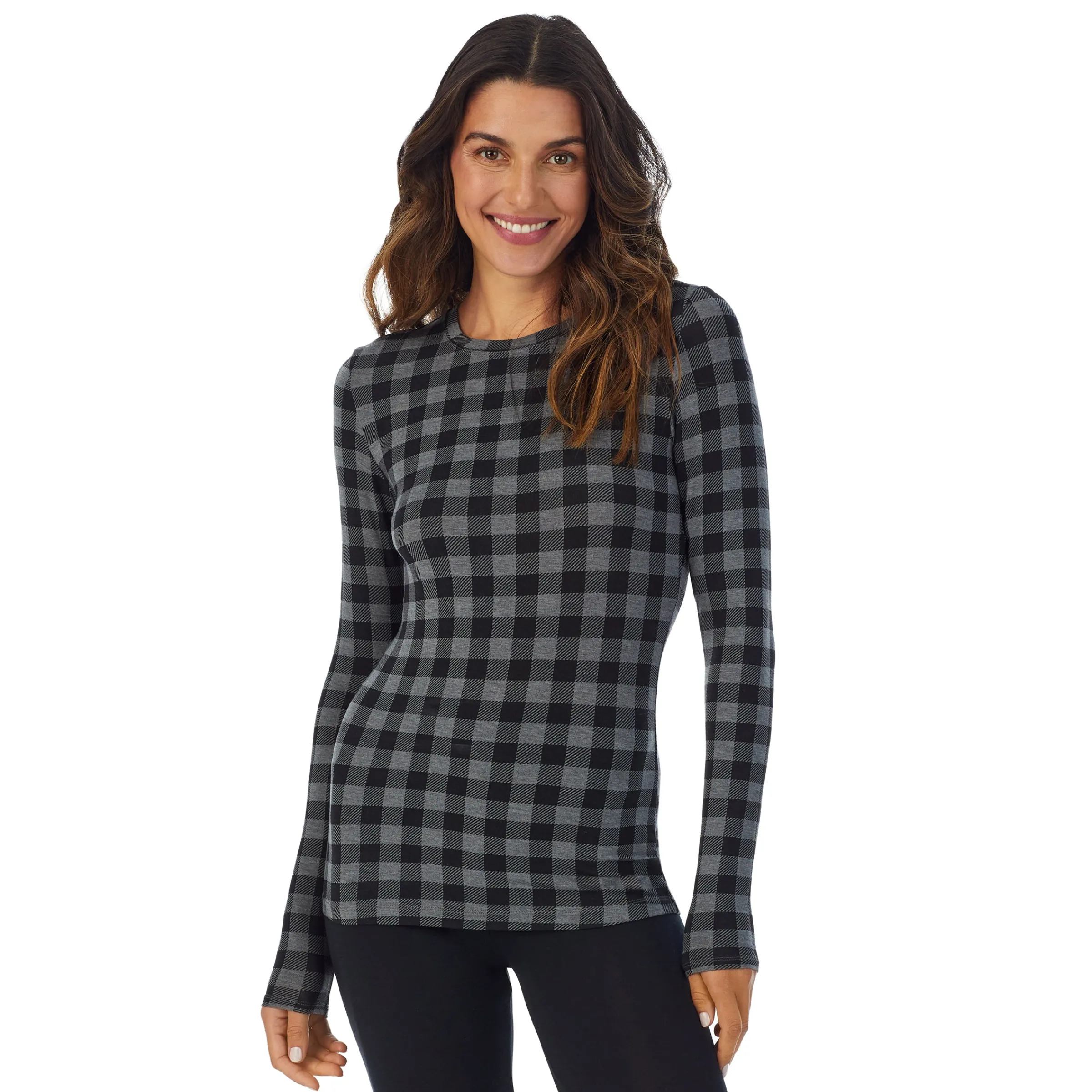 New Softwear With Stretch Long Sleeve Crew PETITE Women Petite + Tall|Long Sleeves