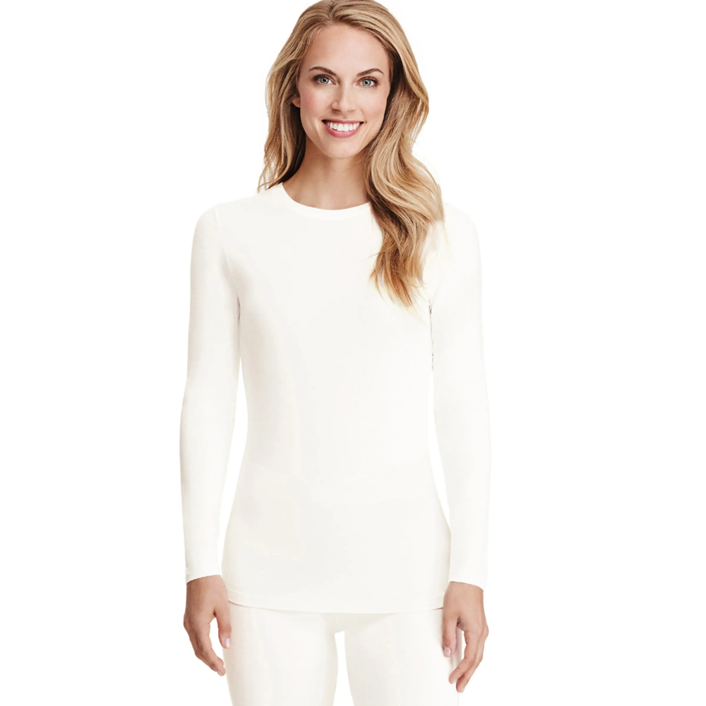 Clearance Softwear With Stretch Long Sleeve Crew TALL Women Petite + Tall|Long Sleeves
