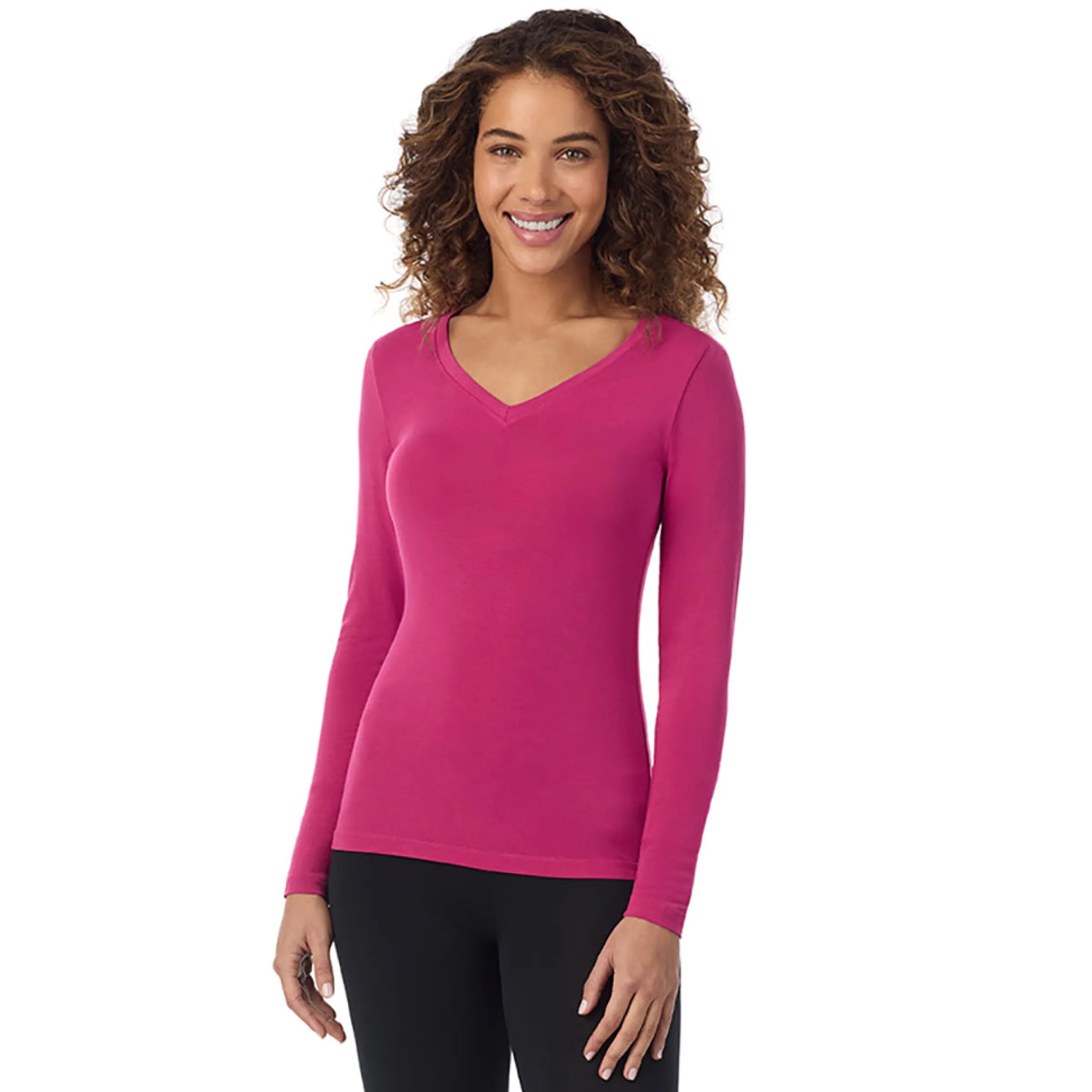 Outlet Softwear With Stretch Long Sleeve V-Neck TALL Women Petite + Tall|Long Sleeves