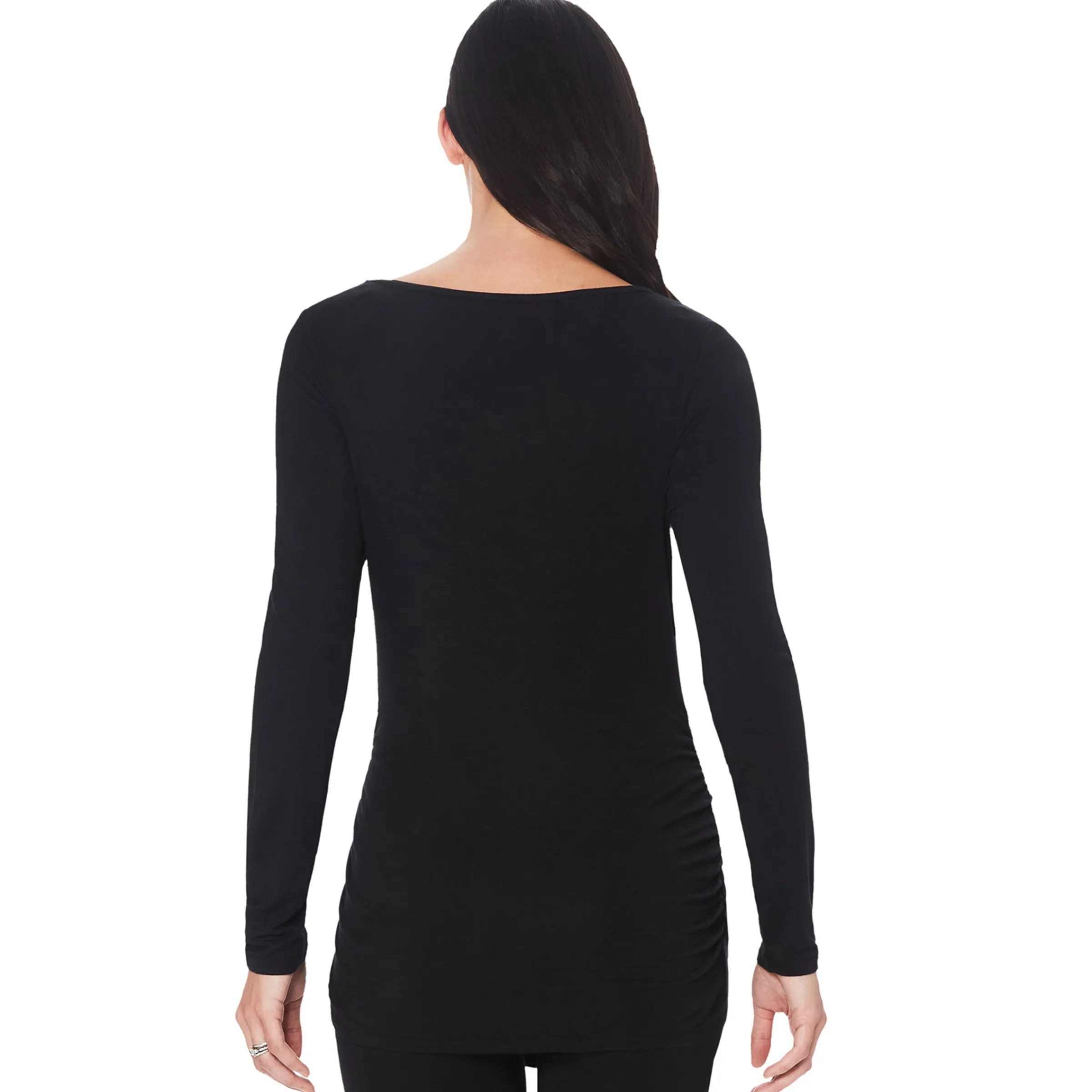 Outlet Softwear With Stretch Long Sleeve Maternity Ballet Neck Top Women Maternity|Long Sleeves