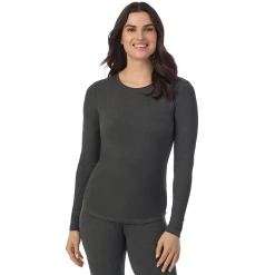 Outlet Stretch Rib Long Sleeve Crew Women Long Sleeves