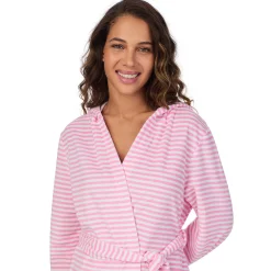 Sale Vintage Terry Wrap Robe with Hood Women Sleepwear