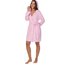 Sale Vintage Terry Wrap Robe with Hood Women Sleepwear