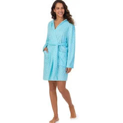 Sale Vintage Terry Wrap Robe with Hood Women Sleepwear