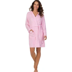 Sale Vintage Terry Wrap Robe with Hood Women Sleepwear