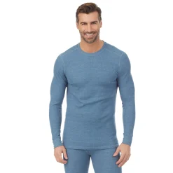 Best Waffle Thermal Long Sleeve Crew Tops