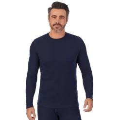 Best Waffle Thermal Long Sleeve Crew Tops