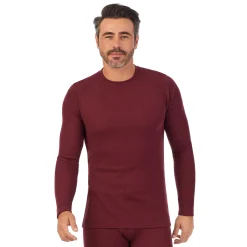 Best Waffle Thermal Long Sleeve Crew Tops