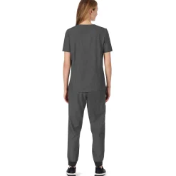 Discount Womens Scrub Henley Neck Top with Side Pockets PETITE Women Womens Scrubs|Scrubs