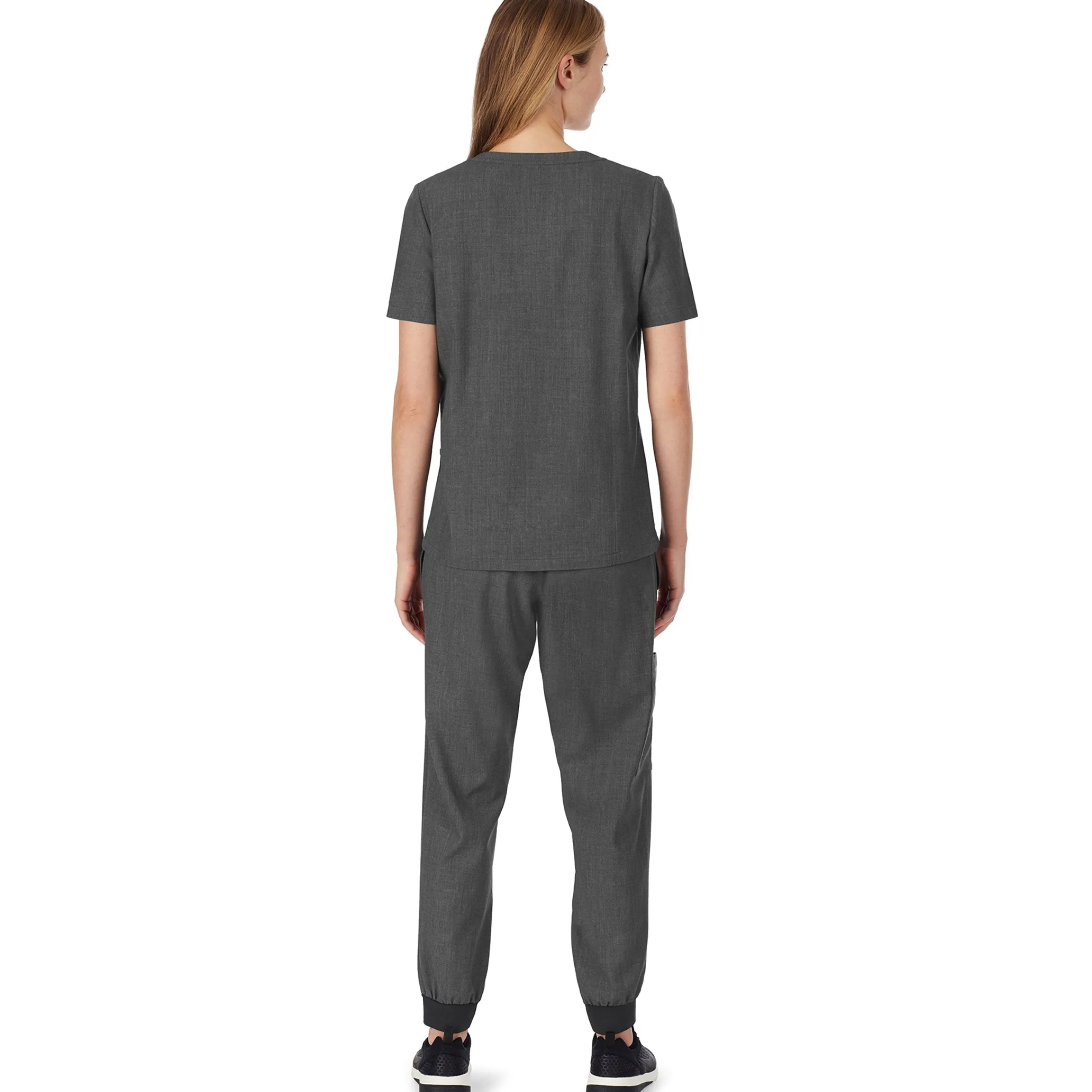 Discount Womens Scrub Henley Neck Top with Side Pockets PETITE Women Womens Scrubs|Scrubs