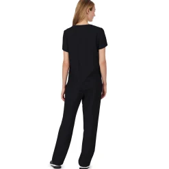 Sale Womens Scrub V-Neck Top with Chest Pocket PETITE Women Womens Scrubs|Scrubs