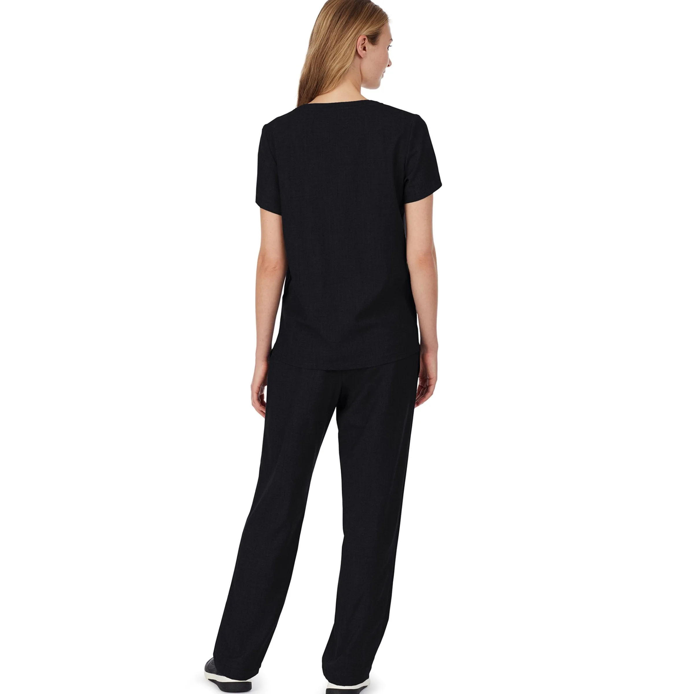 Sale Womens Scrub V-Neck Top with Chest Pocket PETITE Women Womens Scrubs|Scrubs