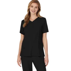 Womens Scrub V-Neck Top with Side Pockets Women Womens Scrubs|Scrubs