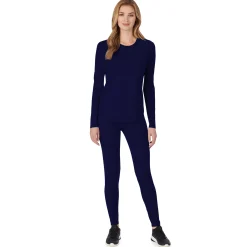 New Womens Underscrub Crew Neck Top Women Womens Underscrubs|Long Sleeves