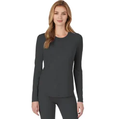 New Womens Underscrub Crew Neck Top Women Womens Underscrubs|Long Sleeves